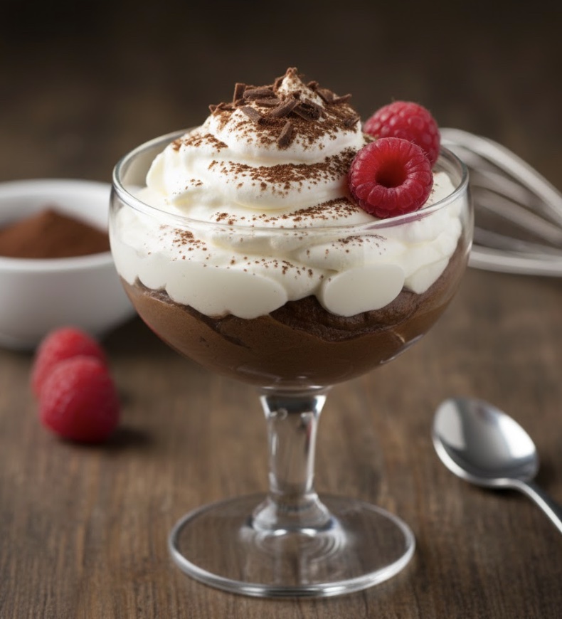 Mousse de Cacao y Nata